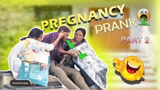 Vichitra PREGNANCY PRANK Part  2 radhikavlogs vishnuchilamakuri prank pregnantprank [upl. by Nodnarb946]