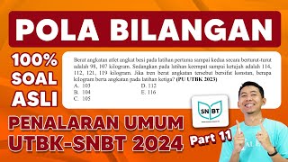 SOAL UTBK 2024 PENALARAN UMUM POLA BILANGAN [upl. by Rochemont]