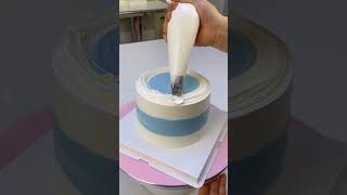 Simple style decorated cake  cake teaching baking training simple style decorated cake shorts [upl. by Asare]