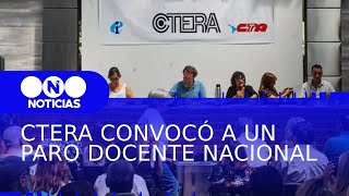 CTERA convocó a un PARO DOCENTE NACIONAL y PELIGRA el inicio de CLASES  Telefe Noticias [upl. by Ahsieken]