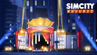 SimCity BuildIt  Put Your Movie City in the Spotlight [upl. by Ateuqal573]