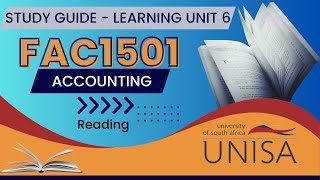 FAC1501 study guide reading  Learning unit 6 [upl. by Khudari]