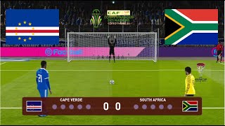 South Africa vs Cape Verde penalty Africa Cup of Nations Football simulation Gameplay PC [upl. by Waine]