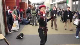 PAX East 2013 Revolver Ocelot cosplay gunplay [upl. by Sankey]