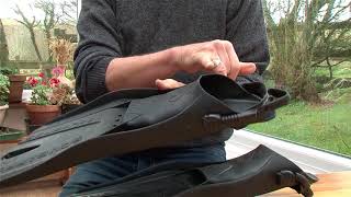 Scubaverse Scuba Diving Equipment Review GO Travel Fins from Scubapro [upl. by Sarchet]