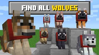 How to Find ALL WOLF VARIANTS in Minecraft Full Wolf Guide  Armored Paws Drop [upl. by Hepzi]