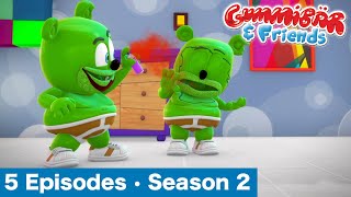 Gummy Bear Show Season 2  5 EPISODES 1115  Gummibär And Friends [upl. by Narak]