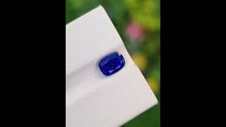 Natural Hauyne Gemstone  102 ct  Blue  Cushion Cut  Afghanistan Origin [upl. by Rennob590]