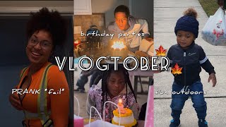 mini VLOGtober  SCANDALOUS outfit PRANK on boyfriend 🍁 [upl. by Jayme306]