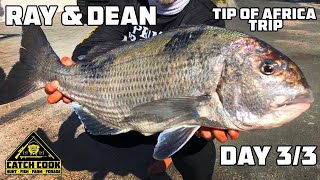 Musselcracker off the rocks  Ray amp Dean  DAY 33 CATCH COOK Tip of Africa South Africa [upl. by Ramraj109]