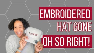 I Made a Custom Embroidered Hat Using My New Ricoma EM1010 [upl. by Enihpesoj877]