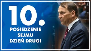 EXPOSÉ MINISTRA SPRAW ZAGRANICZNYCH Radosława Sikorskiego  10 posiedzenie Sejmu  dzień drugi [upl. by Aratahc689]