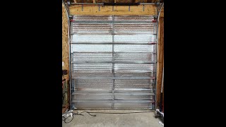 DIY garage door insulation using SmartShield foam core radiant barrier [upl. by Amaleta266]