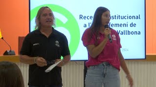 VOTV  Granollers fa una recepció institucional a lequip absolut femení de lAE Vallbona [upl. by Sayer]