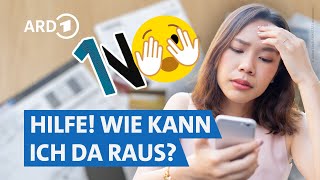 1N Telecom GmbH Irrtümlich Vertrag abgeschlossen – was tun I SWR Marktcheck [upl. by Auqinehs46]