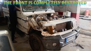 The almost scrapped diesel vehicle was repaired after an accident at the front [upl. by Eelimaj283]