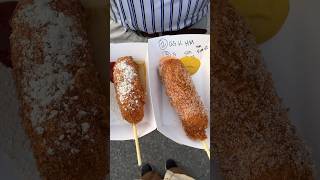 KOREAN CORN DOG AND KOREAN BEEF corndog koreanfood kdrama koreanbeef koreanfood koreancorndogs [upl. by Nabois]