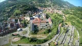 Valle de Turón Mieres del Camino  Asturias a vista de drone [upl. by Sparrow]