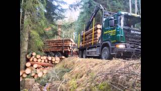 Holztransport Scania 6x6 2014 [upl. by Othilia]