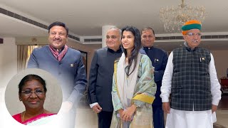 Maithili Thakur met President Droupadi Murmu  VLOG [upl. by Adnilg326]