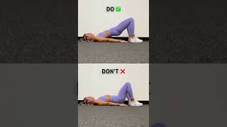 How To Properly Do A Glute Bridge [upl. by Sahc]