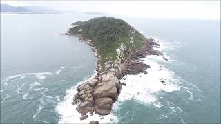 ILHA do CAMPECHE  FLORIANÓPOLIS  SC Aérea DRONE © Direitos Reservados [upl. by Allemac]