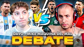 DEBATE CON MIKE  ¿MESSI O CR7 ¿BOCA O AMERICA MEX ¿JULIAN ALVAREZ SOBREVALORADO [upl. by Lashar]