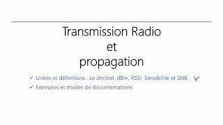 LoRaWAN  Introduction  Transmission radio et propagation  Episode 9 [upl. by Oby]