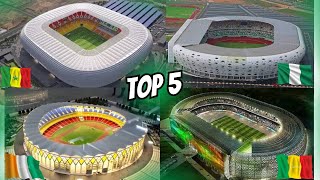 TOP 5 STADES DE FOOTBALL LES PLUS BEAUX DE LAFRIQUE DE LOUEST 2023 🏟 [upl. by Veno]