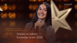 Szansa na Sukces Eurowizja Junior 2024  zwiastun 1 odcinka [upl. by Godard]