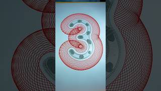 quotGeometric Art from Number 3  Unique Spirographquot spirographshr satisfying spirograph asmr [upl. by Wolgast]