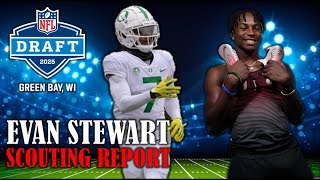 Evan Stewart Draft Profile I 2025 NFL Draft Scouting Report amp Preseason Analysis [upl. by Ojyllek]