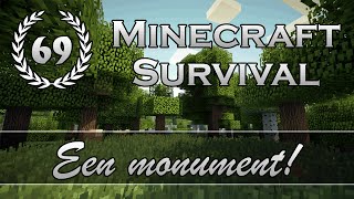 quotEen monumentquot  Minecraft Survival  Aflevering 69 [upl. by Klapp]