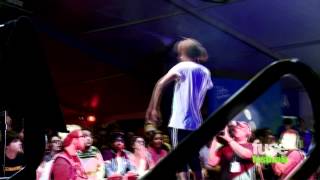 Danny Brown Hit by Thrown Fruit at SXSW [upl. by Raphaela]