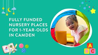 Fully funded places available for 1 to 4yearolds at our friendly inclusive Camden Town preschool [upl. by Nue]