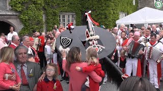 Red Old Oss amp Prideaux Place Padstow May Day 2019 [upl. by Nnyletak]