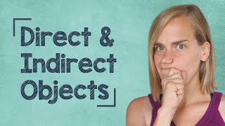 German Word Order  Part 4 Direct amp Indirect Objects  A1A2 with Jenny [upl. by Sacrod]