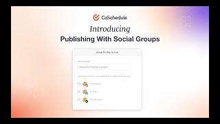 Introducing New Social Publishing Groups [upl. by Doug]