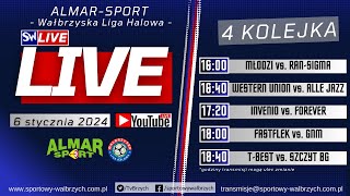 LIVE AlmarSport Wałbrzyska Liga Halowa  4 kolejka [upl. by Vinnie]