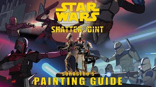 How to paint the B1 Battle Droids from STAR WARS™ Shatterpoint [upl. by Kendry]