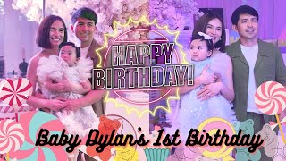 Jennylyn Mercado at Dennis Trillo pa bonggang candyland themed party para sa 1st birthday ni Dylan [upl. by Treulich]