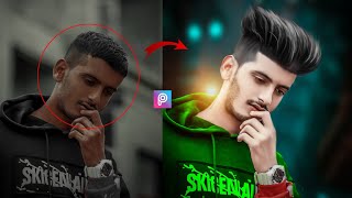 Hair Editing In Picsart  Picsart New Hair Style Editing  Picsart White Face Editing [upl. by Nonnag]