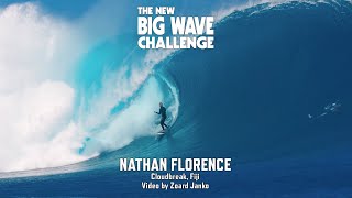 Nathan Florence at Cloudbreak  Big Wave Challenge 202324 Entry [upl. by Mccoy]