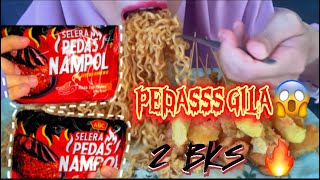 MUKBANG  MIE ABC SELERA PEDAS 😱 mukbang asmr pemula mieselerapesas [upl. by Ellenej]