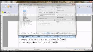 Tutoriel openoffice  libre office writer  les barres doutils [upl. by Klayman114]