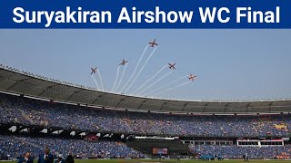 Airshow World Cup 2023 Closing Ceremony  Suryakiran Aerobatic Team At Narendra Modi Stadium [upl. by Norahs338]