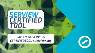 SERVIEW CertifiedTool Auszeichnung SAP Solution Manager 71 [upl. by Karylin426]