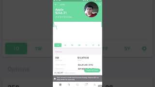 Guy looses 50k swinging during earnings on Robinhood [upl. by Subocaj281]