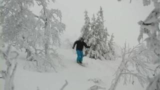 Powder skiing in Trysil Norway [upl. by Eisoj]