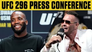 UFC 296 PreFight Press Conference  ESPN MMA [upl. by Elvina]